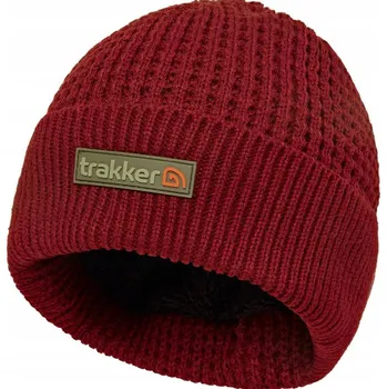 Čepice Zimní čepice Trakker Plum Textured Beanie červená vel. univerzální