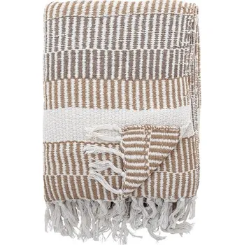 Přehoz na lůžko Pléd z recyklované bavlny ISNEL