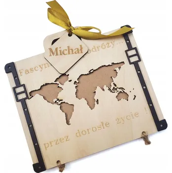 Obraz Dřevěné 3D blahopřání s personalizací, 19,5 x 16,5 cm