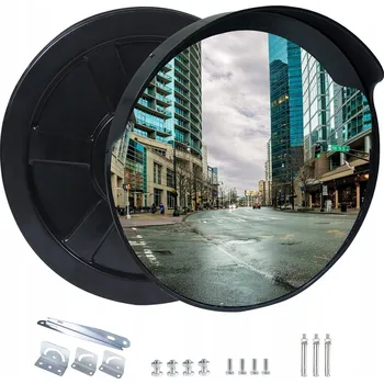 Zrcadlo Zrcadlo KULATÉ ZRCADLO VYPUKLÉ SILNIČNÍ ČERVENÉ