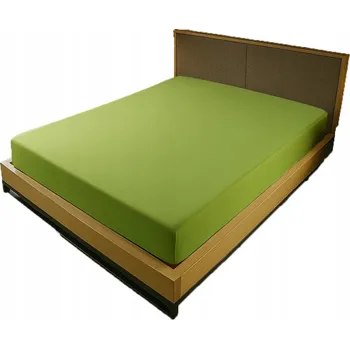 Prostěradlo PROSTĚRADLO JERSEY S GUMOU 90x180 ZELENÉ HRÁCH