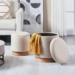 Eglo 424035 - SADA 2x Taburet MASHIKE pr. 30,5/37 cm béžová