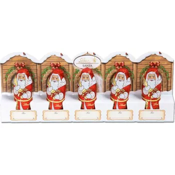 Bonbon Lindt Mikuláš Mini mléčná čokoláda, 5 × 10 g