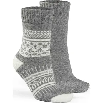 Dámské ponožky Fellhof Ponožky Hygge z alpaky, 2ks v balení Barva: šedá, Velikost: 39-42