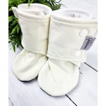 Vysoké capáčky s microfleesem - Beige 9 - 12M