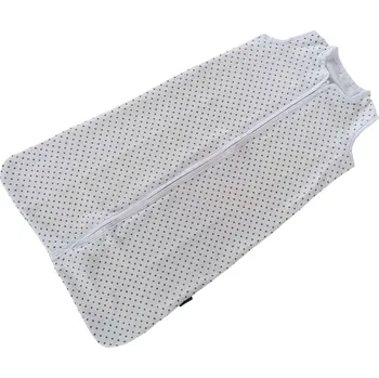 Spací pytel pro miminko Mušelínový spací pytel s puntíky vel. 62-80