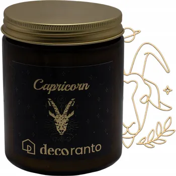 Svíčka Sójová svíčka KOZIOROŽEC Vonná Znamení Zvěrokruhu CAPRICORN 180 ml Svíčka