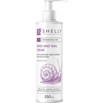 Péče o ruce Krém na ruce a nehty Shelly 250 ml s alantoinem, šnečím slizem a bambuckým máslem