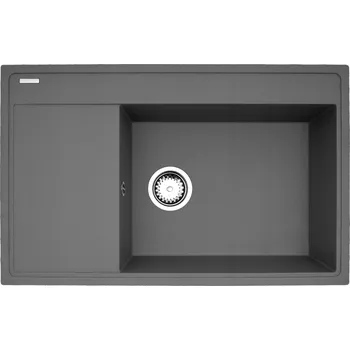 Granitový dřez Jednokomorový granitový dřez Pyramis Camea černý