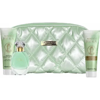 Dámský parfém Farmasi HERA SADA PRO ŽENY 3 ks (Luxusní rituál pro každý den)