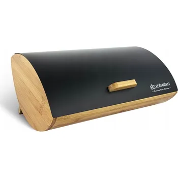 chlebník MODERNÍ BAMBUSOVÝ CHLEBNÍK S OCELOVÝM VÍKEM EDENBERG 122