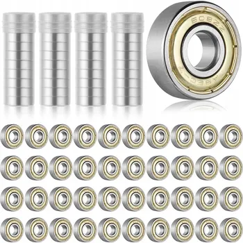 Kolečkové brusle LOŽISKA 608ZZ ABEC-7 KULIČKOVÁ PRO KOLEČKOVÉ BRUSLE, SKATEBOARDY, KOLOBĚŽKY SADA x40 ks