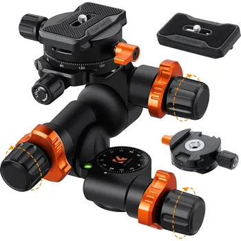 Stativ K&F Three-dimensional gear head 360° panoramic