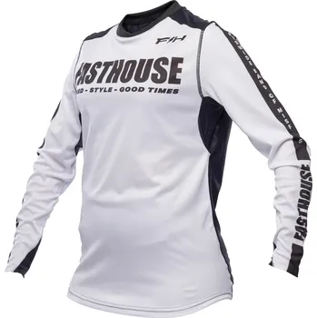Moto dres Fasthouse Women´s Elrod Storm Jersey White Black Velikost: M