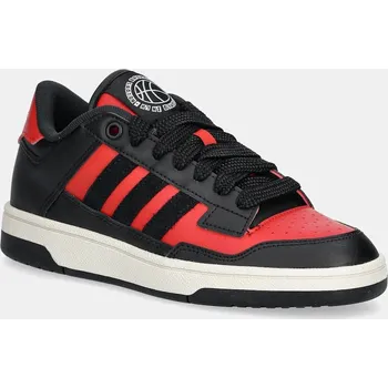 Chlapecká obuv Dětské tenisky adidas Originals RAPID COURT LOW černá barva, JR1020 99X, EUR 36 2/3