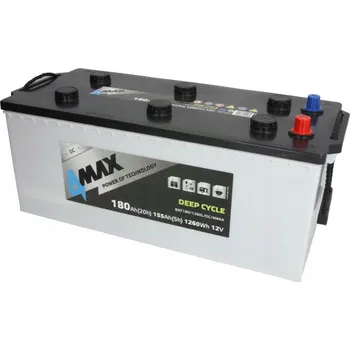 Autobaterie Akumulátor 4MAX 12V 180Ah L+ DEEP-CYCLE BAT180/1260L/DC/4MAX