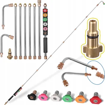 Příslušenství pro vysokotlaký čistič TELESKOPICKÝ NÁSTAVEC 2,8 m + ÚHLOVÁ TRYSKA MYTÍ STŘECHY PRO NILFISK STIHL HUSQVARNA