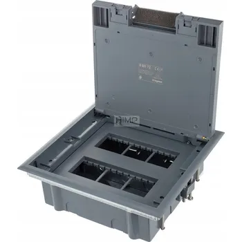 Elektrická zásuvka Elektrická Zásuvka, Internetová, Telefonní, USB podlahová krabička Legrand šedá