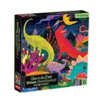 Dětské zboží Dinosaurs Illuminated 500 Piece Glow in the Dark Family Puzzle (Mudpuppy)(Puzzle)