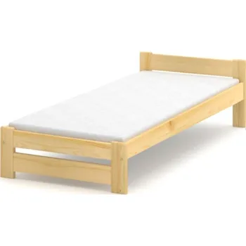 Postel KLASA-NÁBYTEK.cz Dvoulůžková postel ALFA - borovice ROZMĚR: 140 x 200 cm - ATYP