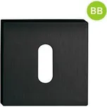 Dveřní kování Twin ICE P1540 černé Provedení: otvor pro obyčejný klíč BB