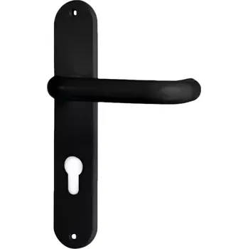 Dveřní kování Klika plastová dveřní Magg STANDARD 72 FAB - hnědá, použití interiér, vysoce odolný plast, 0.3kg (Y0900)