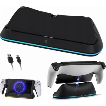 DOKOVACÍ STANICE PRO NABÍJENÍ PLAYSTATION PORTAL S RGB A ADAPTÉREM TYPU C