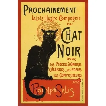 Obraz CHAT NOIR plakát 61x91 cm