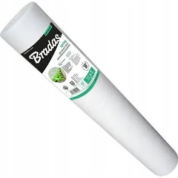 Mulčovací textilie Bílá netkaná textilie Bradas pro zakrytí rostlin, 320 cm x 10000 cm, 17 g/m2