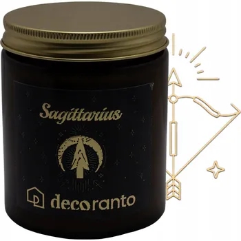 Svíčka Sójová svíčka Střelec Znamení Zvěrokruhu Vonná SAGITTARIUS 180ml Přírodní