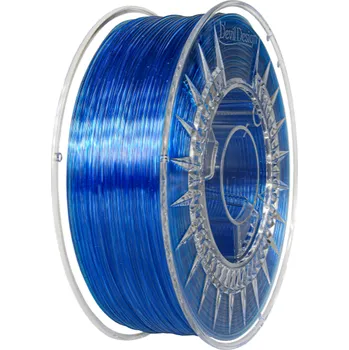 Filament Devil Design PETG - Modrá Transparentní (Super Blue Transparent) - 1kg