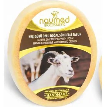 Mýdlo NAUMED Mýdlo v Houbě KOZÍ MLÉKO přírodní MYDLOGOUBA! 135g