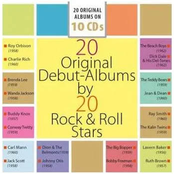 Zahraniční hudba 10CD/Box Set Various: 20 Original Debut Albums By 20 Rock & Roll Stars