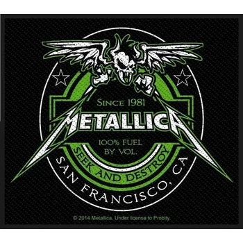 Metallica Beer Label Nášivka