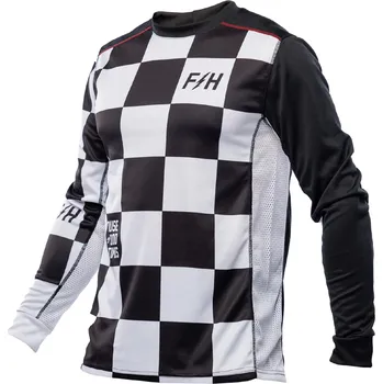 Moto dres Fasthouse Sanguaro Gibson Jersey White Black Velikost: L