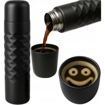 Termoska Termos na nápoje Oldman 0,6 l černý