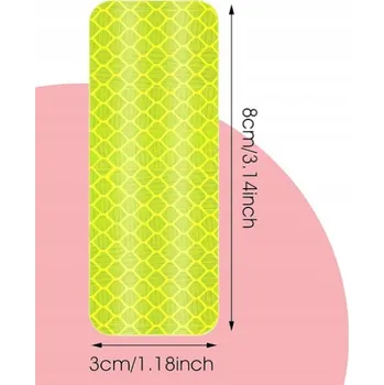 autokoberec SAMOLEPICÍ REFLEXNÍ NÁLEPKY NA KOLO VODĚODOLNÉ SADA 30 KUSŮ