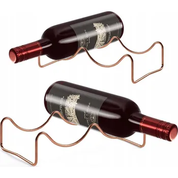 Obraz Stojan na víno kovový pro 4 lahve