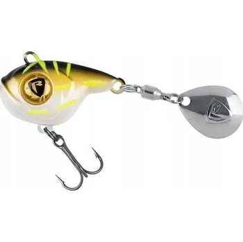 Umělá nástraha Fox Rage Big Eye Spin Tail 6 cm 14 g Černo-Zlatá