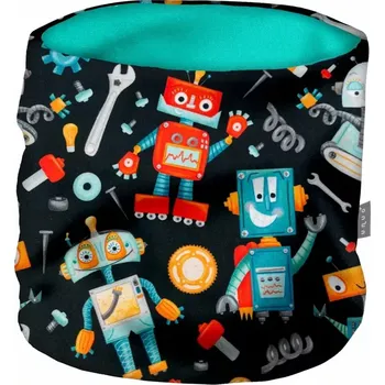 Nákrčník Dětský nákrčník Unuo fleec Basic Roboti oboustranný (19953)