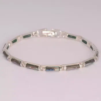 Náramek Stříbrný náramek s Paua perletí Ag 12 g