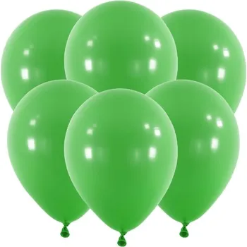 Party dekorace Latexové balonky 30 cm - zelené, 6 ks
