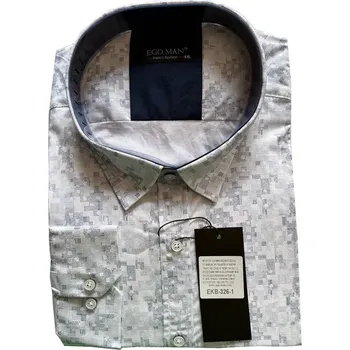 Pánská košile EGO MAN košile pánská EKB-326-1 nadměrná velikost bílá 3XL