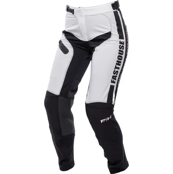 Moto kalhoty Fasthouse Women´s Elrod Storm Pant White Black Velikost: US 6