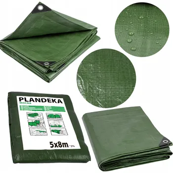 Krycí plachta PLACHTA 4x4m ZESÍLENÁ SILNÁ 120g UV+ VODĚODOLNÁ PLACHTA KRYCÍ