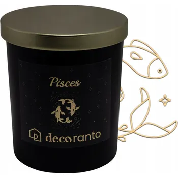 Svíčka Sójová svíčka Ryby vonná Znamení zvěrokruhu PISCES 300ml Přírodní svíčka
