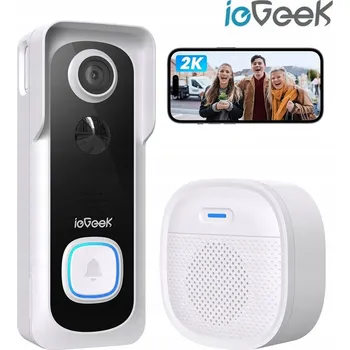 IP kamera 2K WIFI VIDEOZVONEK 2,4GHZ HD KAMERA SMART VIDEOZVONEK 1296P PIR 4800MAH