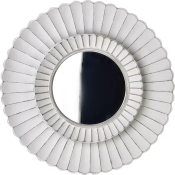 Zrcadlo Kulaté nástěnné zrcadlo DAZ 50 cm bílé