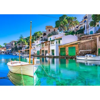 Puzzle Bluebird Puzzle Rybářský přístav, Cala Figuera, Mallorca, 500 dílků