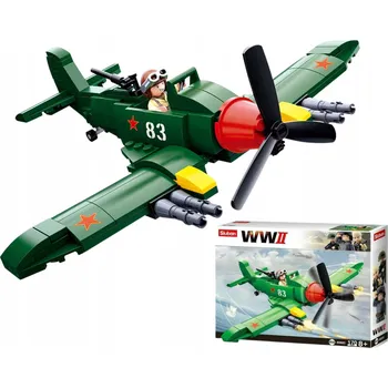 ostatní stavebnice Sluban Stavebnice letadlo IL-2 170 dílků